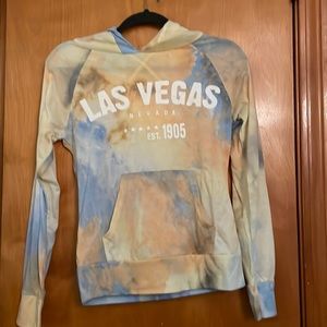 NWT Las Vegas pastel tie dye hoodie